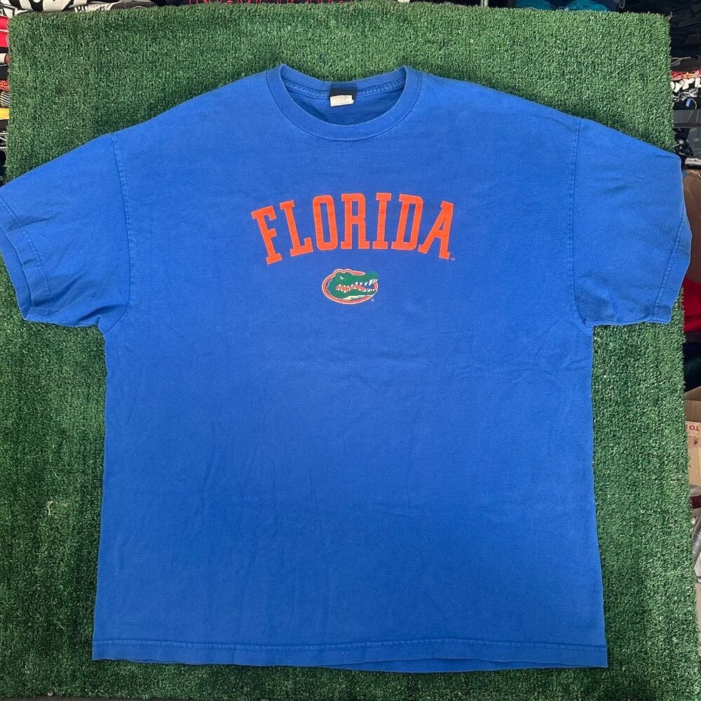Vintage Y2K UF Florida Gators T-Shirt Blue XL Champs College University NCAA
